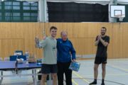 Vizevereinsmeister im Doppel: Klaus-Peter Lott und Fynn Albrecht - SVF Vereinsmeisterschaften 2021